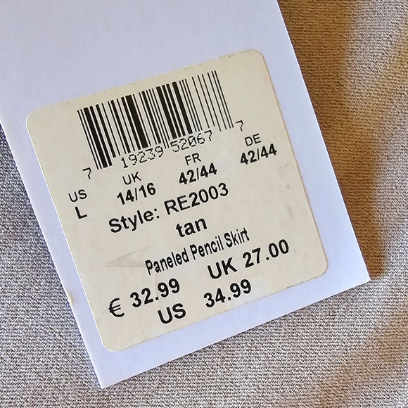 Perfect Pencil Skirt by REKUCCI Eye-catching Panels Flattering Comfort Stretch - Picture 3 of 3